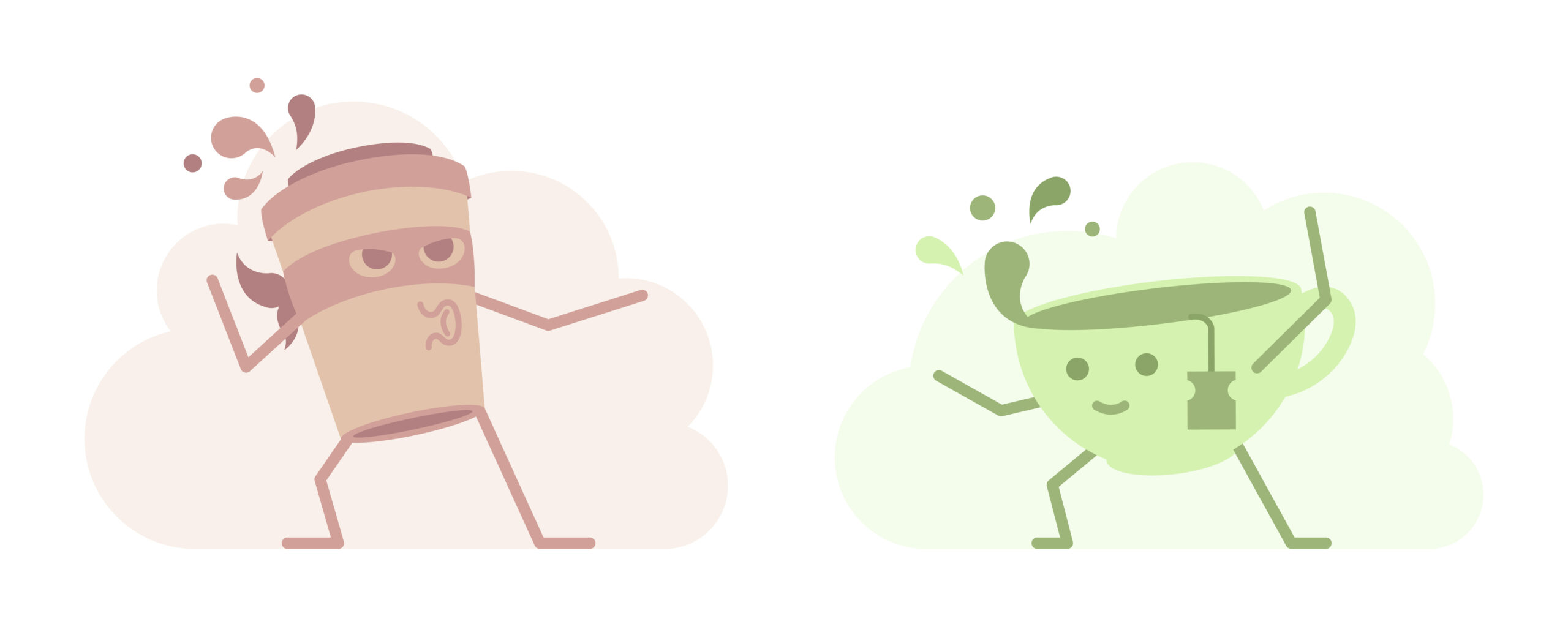 Le match ultime café contre thé lequel règne en maître